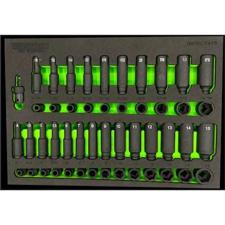 Vim Tools 14 DR MASTER IMPACT SOCKET SET 49 PC VIMIMPACT449